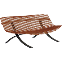 Fermob Charivari Bank - E2 gekonfijte sinaasappel - drop