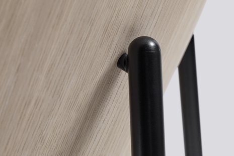 HAY Dapper Fauteuil - Coda100 - zwart - Eiken, mat gelakt