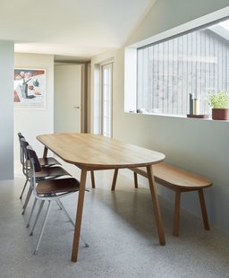 HAY Triangle Leg Bank - 150 x 40 cm - eiken geolied