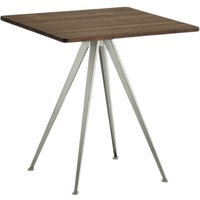 HAY Pyramid Café tafel 21 - geolied gerookt eik - gepoedercoat beige