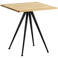 HAY Pyramid Café tafel 21 - eiken helder gelakt - zwart