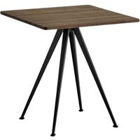 HAY Pyramid Café tafel 21 - geolied gerookt eik - zwart