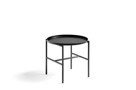 HAY Rebar Bijzettafel rond - zacht zwart