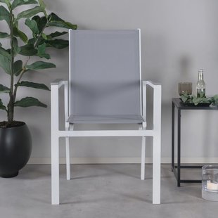 Nohr Tuinstoel 'Marnell' kleur Grijs