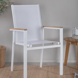 Nohr Tuinstoel 'Dakisha' kleur Wit