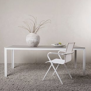 Nohr Tuintafel 'Erikka' 205 x 90cm, kleur Grijs