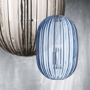 Foscarini Plass Media Hanglamp - grijs - eenvoudig