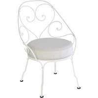 Fermob 1900 Fauteuil Cabriolet - 01 katoenwit - grijswit