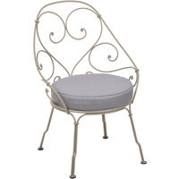 Fermob 1900 Fauteuil Cabriolet - 14 muskaat - flanelgrijs