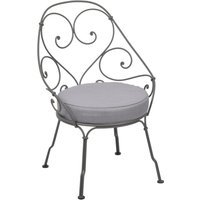 Fermob 1900 Fauteuil Cabriolet - 48 rozemarijn - flanelgrijs