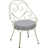 Fermob 1900 Fauteuil Cabriolet - 65 lindegroen - flanelgrijs