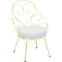 Fermob 1900 Fauteuil Cabriolet - A6 citroensorbet - flanelgrijs