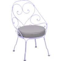 Fermob 1900 Fauteuil Cabriolet - D1 Marshmallow - flanelgrijs