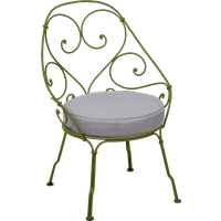 Fermob 1900 Fauteuil Cabriolet - D3 Pesto - flanelgrijs