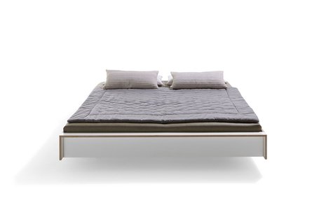 Müller Möbelwerkstätten Flai Bed - CPL wit met berk - 180 x 200 cm