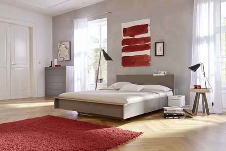Müller Möbelwerkstätten Flai Bed - antraciet - 180 x 200 cm