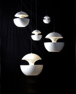 DCWéditions HERE COMES THE SUN hanglamp - wit/wit - 350