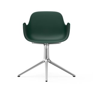 Normann Copenhagen Form Draaifauteuil - groen - aluminium