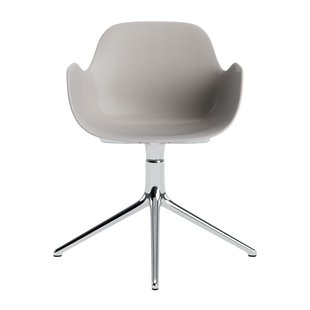 Normann Copenhagen Form Draaifauteuil - NormannCopenhagenFormWarmGrey - aluminium