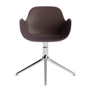Normann Copenhagen Form Draaifauteuil - NormannCopenhagenFormBrown - aluminium