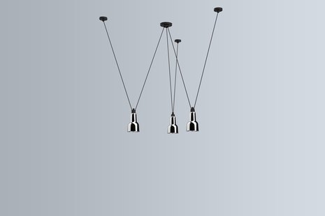 DCWéditions LES ACROBATES DE GRAS N°325 hanglamp - messing - rond L
