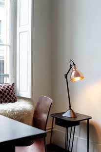 DCWéditions LAMPE GRAS N°205 zwart tafellamp - geel - rond