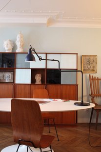 DCWéditions LAMPE GRAS N°317 tafellamp - blauw - rond