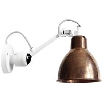 DCWéditions LAMPE GRAS N°304 wandlamp wit - niet gepolijst koper - rond