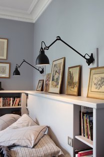 DCWéditions LAMPE GRAS N°222 wandlamp zwart - zwart - rond