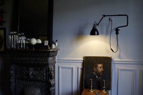 DCWéditions LAMPE GRAS N°303 wandlamp - zwart/koper - conisch