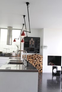 DCWéditions LAMPE GRAS N°302 hanglamp - rood - rond