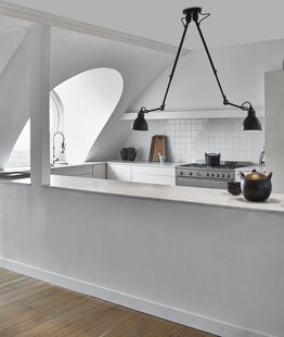 DCWéditions LAMPE GRAS N°302 DOUBLE hanglamp - zwart/koper