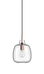 Mawa Design Bergamo Hanglamp - transparant - zwart - zwart - zwart