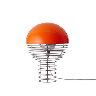 Verpan Wire tafellamp - Ø30 cm - oranje