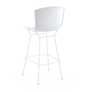 Knoll International Bertoia Plastic Barkruk - wit - wit - 107 cm