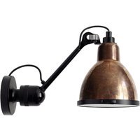 DCWéditions LAMPE GRAS N°304 XL OUTDOOR SEASIDE wandlamp zwart - niet gepolijst koper - rond