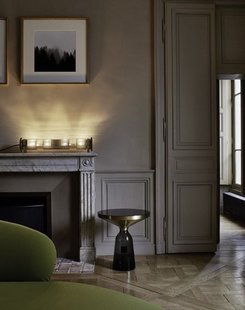 DCWéditions IN THE TUBE 120-700 wandlamp - zilver - stof goud