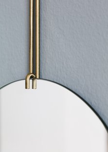 Moebe Wall Mirror - zwart - Ø 70