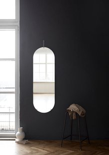 Moebe Wall Mirror Tall - zwart