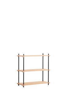 Moebe Shelving System - eiken geolied - Low Single