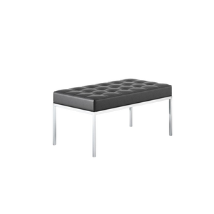 Knoll International Florence Knoll Bank Relax - Volo Black - zwart - 2-zitter