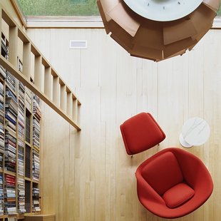 Knoll International Saarinen Womb Ottoman - Cato - geel - chroom hoogglans - Relax - Polyester vulling