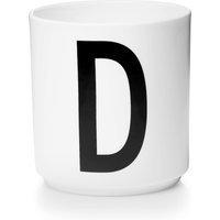 DESIGN LETTERS Personal beker porselein  - D - wit