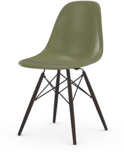 Vitra Eames Fiberglass Side Chair DSW - esdoorn zwart - Sea Foam Green