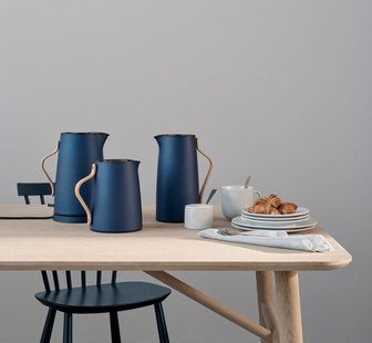 Stelton Emma Waterkoker - dark blue metallic