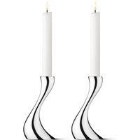 Georg Jensen Cobra Kaarsenhouder - roestvrij staal, 2 stuks - S