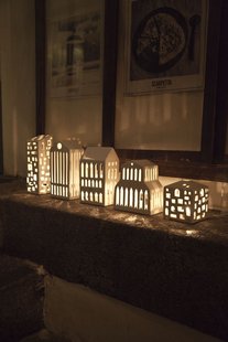 Kähler Design Urbania Light House theelichthouder - Long Church