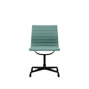Vitra Aluminium Chair EA 101 - Hopsak - mint/ivoor - diepzwart