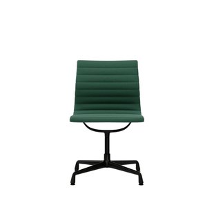 Vitra Aluminium Chair EA 101 - Hopsak - mint/forest - diepzwart