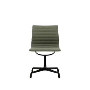 Vitra Aluminium Chair EA 101 - Hopsak - ivoor/forest - diepzwart